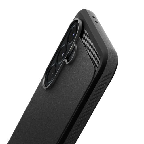 Spigen Rugged Armor Samsung Galaxy A56 tok, Matte Black, fekete