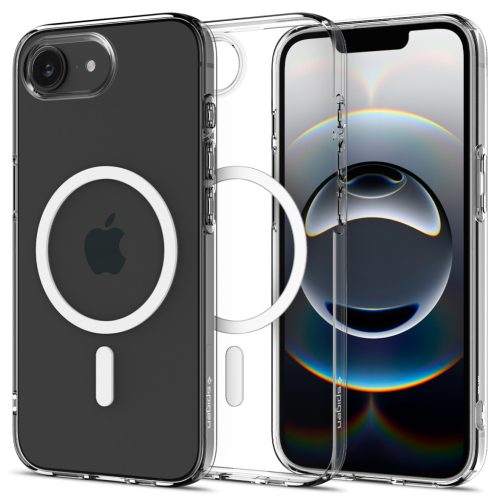 Spigen Liquid Crystal MagFit Apple iPhone 16e tok, MagSafe, Crystal Clear, átlátszó