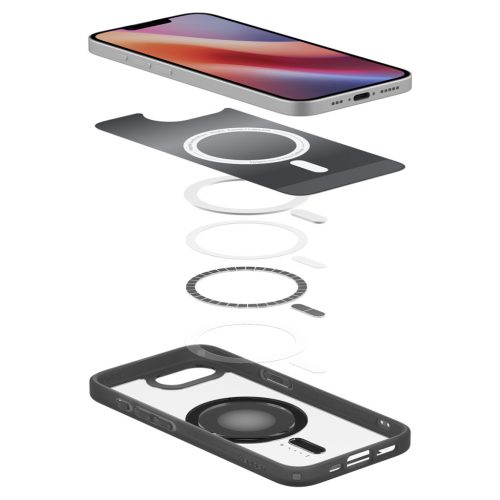 Spigen Ultra Hybrid MagFit Apple iPhone 16e tok, MagSafe, Classic, fekete