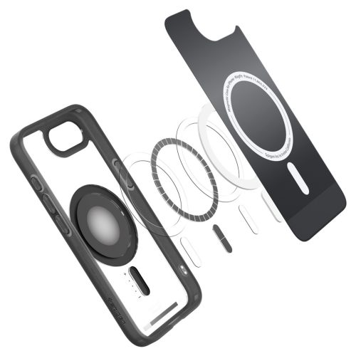 Spigen Ultra Hybrid MagFit Apple iPhone 16e tok, MagSafe, Classic, fekete