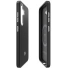Samsung by Spigen Enzo Aramid Magnetic Galaxy S25+ mágneses gyári tok, fekete-ezüst