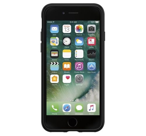 Spigen Liquid Air Apple iPhone SE 2022 / 2020 / 8 / 7 tok, Black, fekete