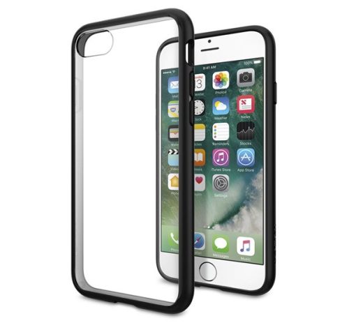 Spigen Ultra Hybrid Apple iPhone SE 2022 / 2020 / 8 / 7 Black, fekete