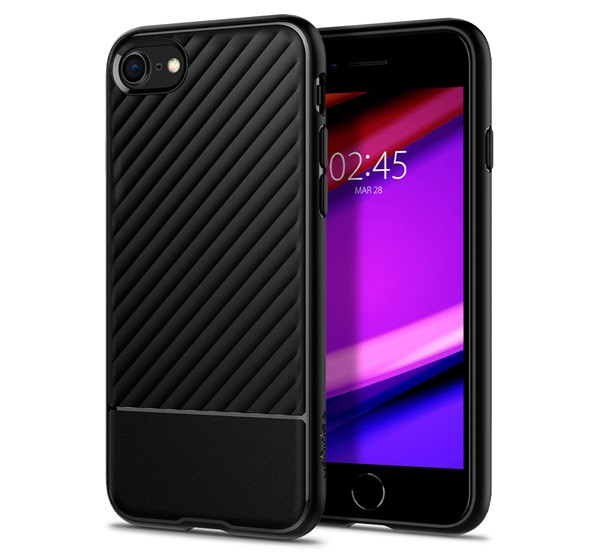 Spigen Core Armor Apple iPhone SE (2020)/8/7 tok fekete (ACS00881)