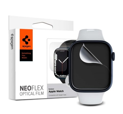 Spigen Neo Flex Apple Watch S8 / S7 41mm / S6 / SE / S5 / S4 40mm hajlított kijelzővédő fólia (3db)