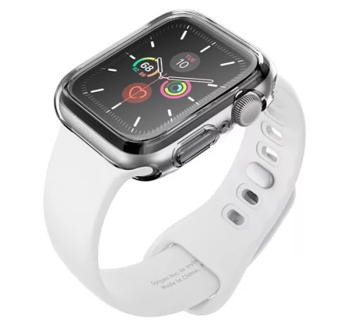Spigen Ultra Hybrid Apple Watch S4 / S5 / S6 / SE 40mm tok, Crystal Clear, átlátszó