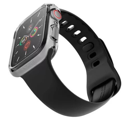 Spigen Ultra Hybrid Apple Watch S4 / S5 / S6 / SE 44mm tok, Crystal Clear, átlátszó