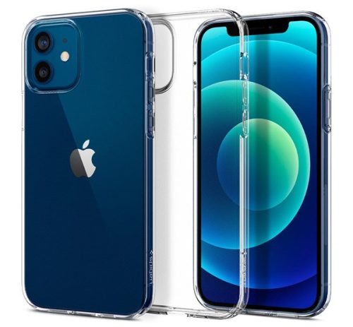 Spigen Liquid Crystal Apple iPhone 12 / 12 Pro tok, Crystal Clear, átlátszó