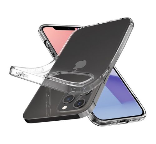 Spigen Liquid Crystal Apple iPhone 12 / 12 Pro tok, Crystal Clear, átlátszó