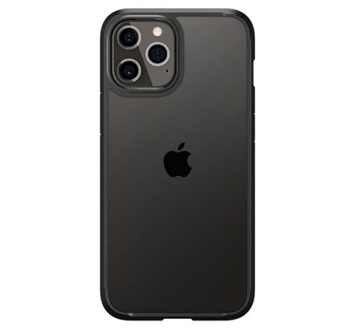 Spigen Ultra Hybrid Apple iPhone 12 / 12 Pro tok, Matte Black, fekete