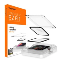   Spigen Pro Flex EZ Fit Apple Watch S4/S5/S6/SE 44mm tempered kijelzővédő fólia felhelyező kerettel (2db)