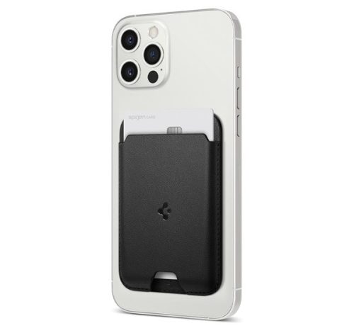Spigen Valentinus Apple iPhone Magsafe kártyatartó, fekete