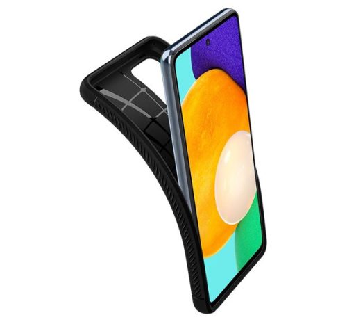 Spigen Rugged Armor Samsung Galaxy A52 / A52s tok, Matte Black, fekete