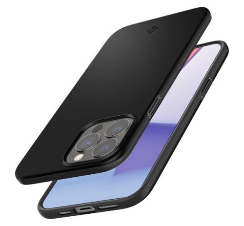 Spigen Thin Fit Apple iPhone 13 Pro tok, Black, fekete