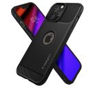 Spigen Rugged Armor Apple iPhone 13 Pro Max Matte Black tok, fekete