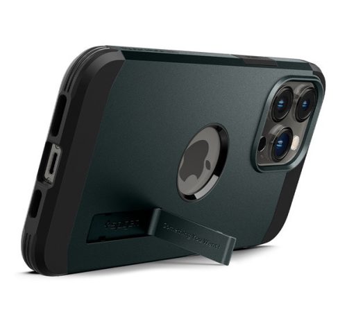 Spigen Tough Armor MagFit Apple iPhone 14 Pro tok Abyss Green MagSafe, zöld