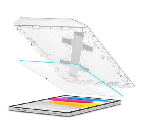 Spigen Glas.tR EZ Fit Apple iPad 10.9" 2022 / iPad 11" (2025) tempered kijelzővédő fólia felhelyező kerettel