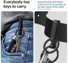 Spigen Metal Fit kulcstartó, sörnyitó, fekete