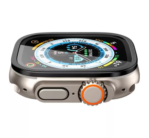 Spigen Glas.tR SLIM Pro Apple Watch Ultra 2 / 1 49mm tempered kijelzővédő fólia, fekete
