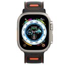 Caseology Athlex Active Apple Watch 45/44/42mm szilikon/szövet szíj, narancs