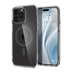   Spigen Ultra Hybrid MagFit Apple iPhone 15 Pro Max tok, MagSafe Grafit, szürke