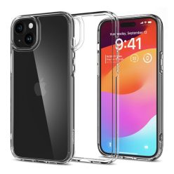   Spigen Ultra Hybrid Apple iPhone 15 Plus tok, Crystal Clear, átlátszó