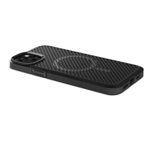 Spigen Core Armor MagFit Apple iPhone 15 Plus tok, MagSafe, Matte Black, fekete