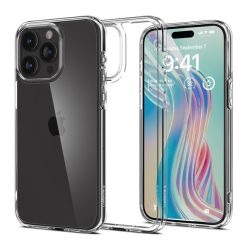   Spigen Ultra Hybrid Apple iPhone 15 Pro tok, Crystal Clear, átlátszó