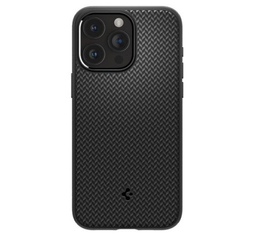 Spigen Mag Armor MagFit Apple iPhone 15 Pro tok, MagSafe, Matte Black, fekete