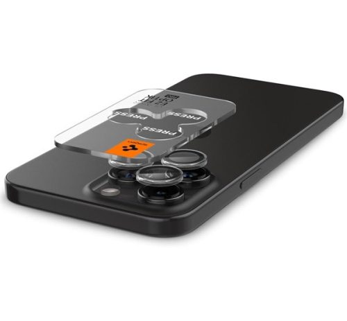 Spigen Glas.tR EZ Fit Optik Pro Apple iPhone 14 Pro / 14 Pro Max / 15 Pro / 15 Pro Max / 16 Pro / 16 Pro Max / 17 Pro / 17 Pro Max, Tempered kameralencse-védő fólia (2db)