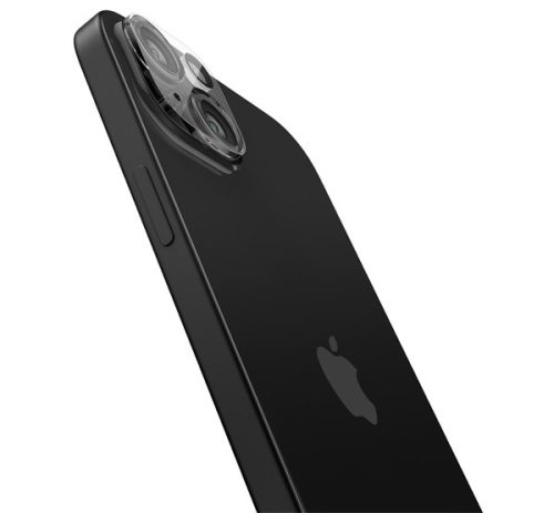 Spigen Glas.tR EZ Fit Optik Pro Apple iPhone 15/ iPhone 15 Plus, Tempered kameravédő fólia felhelyező kerettel (2db)