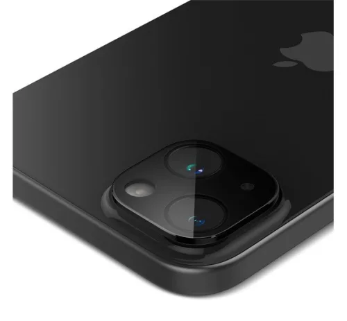 Spigen Glas.tR Optik Apple iPhone 15 / 14 / 15 Plus / 14 Plus Tempered kameravédő fólia, fekete (2db)