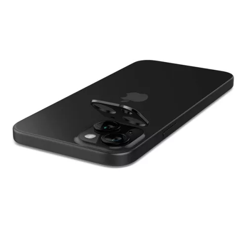 Spigen Glas.tR Optik Apple iPhone 15 / 14 / 15 Plus / 14 Plus Tempered kameravédő fólia, fekete (2db)