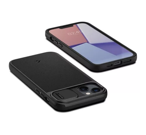 Spigen Liquid Air Samsung Galaxy A15 / A15 5G tok, Matte Black, fekete