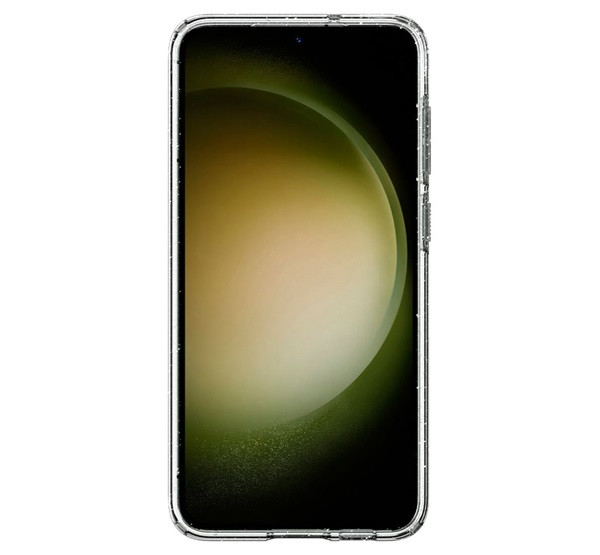 Spigen Liqiud Air szilikon mobiltelefon tok, légpárnás sarokkal - sötétzöld, rombusz minta | Samsung Galaxy S24