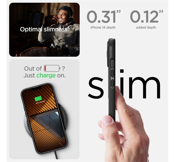 Spigen Optik Armor Samsung Galaxy S24 Ultra tok fekete (ACS07313)
