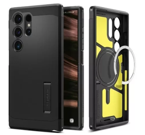 Spigen Tough Armor MagFit Samsung Galaxy S24 Ultra tok, Magsafe, fekete