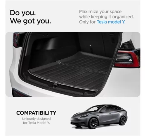 Spigen Tesla Model Y csomagtartó védő, fekete TL20-Y