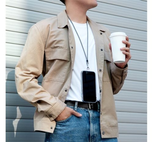 Spigen univerzális Cross Body pánt, szürke