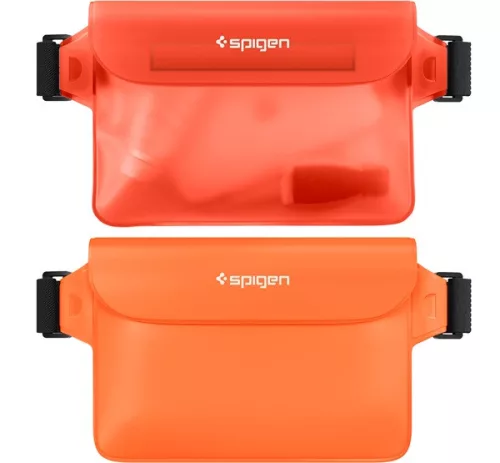 Spigen Aqua Shield A620  vízálló táska, narancssárga (2db)