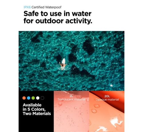 Spigen Aqua Shield A630 univerzális vízálló táska, narancssárga 