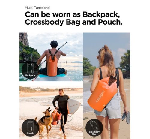 Spigen Aqua Shield A630 univerzális vízálló táska, narancssárga 