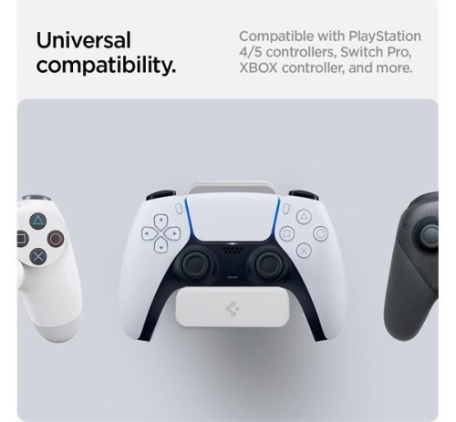 Spigen Playstation 4/5 / Nintendo Switch Pro / Xbox kontroller tartó, VG300 fehér (2db)