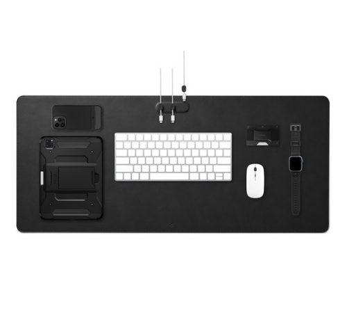 Spigen LD302M egérpad mágneses kábeltartóval, fekete 