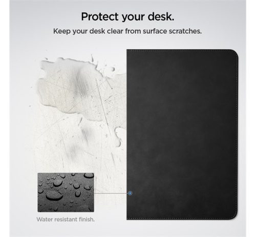 Spigen LD302M egérpad mágneses kábeltartóval, fekete 