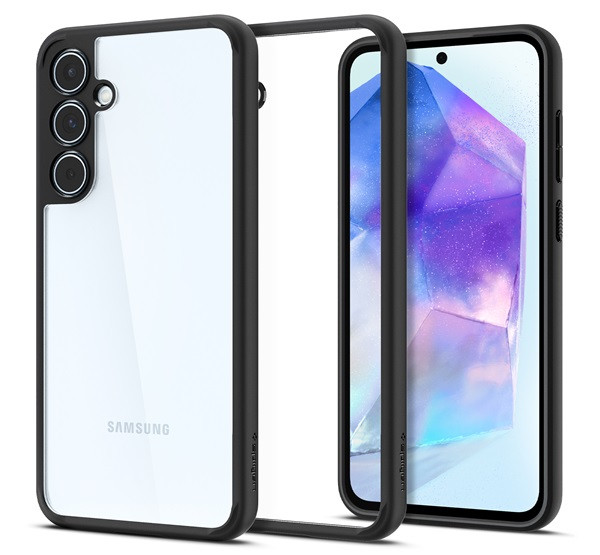 Spigen ACS07529 ULTRA HYBRID Galaxy A55 5G (SM-A556) fekete/átlátszó műanyag hátlap