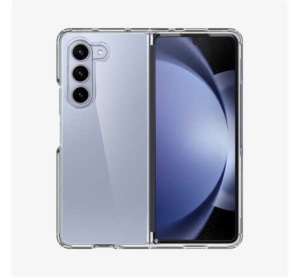 Spigen Ultra Hybrid műanyag mobiltelefon tok, légpásnás kerettel - átlátszó | Samsung Galaxy Z Fold5 5G (SM-F946)