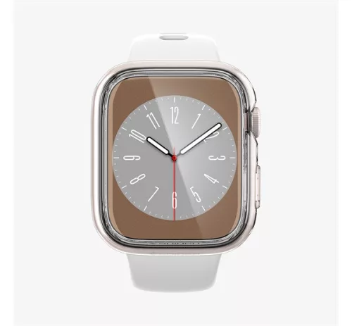 Spigen Ultra Hybrid Apple Watch 9 / 8 / 7 45mm tok, Crystal Clear, átlátszó
