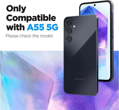 Spigen AlignMaster Glas.tR Samsung Galaxy A55 5G Tempered kijelzővédő fólia (2db)