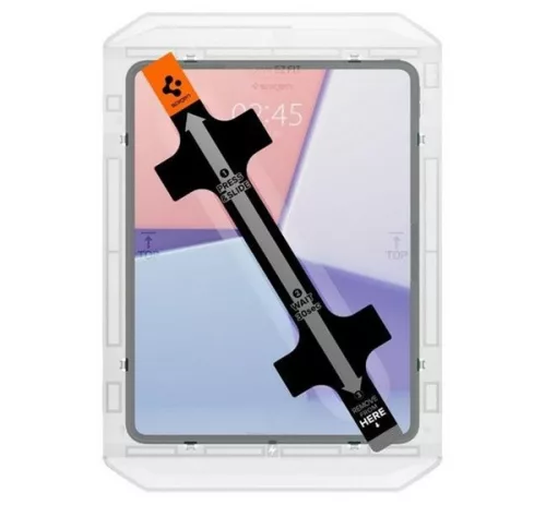 Spigen Glas.tR EZ Fit iPad Pro 13" (2024 / 2025) tempered glass kijelzővédő fólia felhelyező kerettel